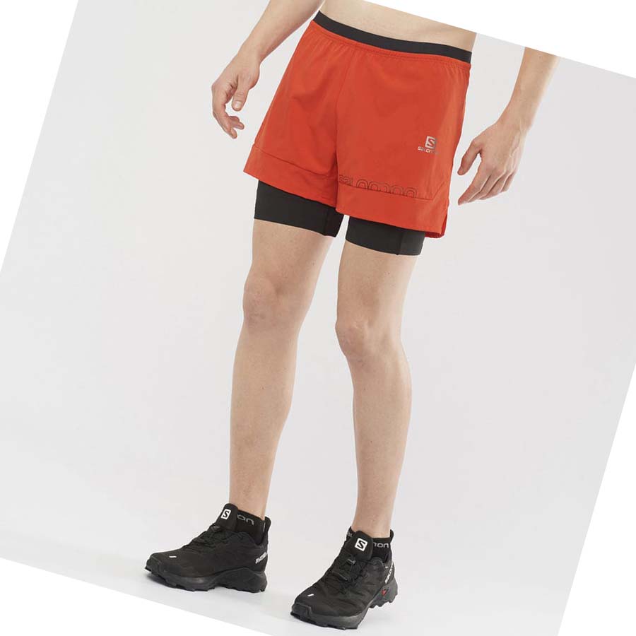 Bermudas Salomon CROSS 2IN1 Hombre Naranjas | MX 3160DFM